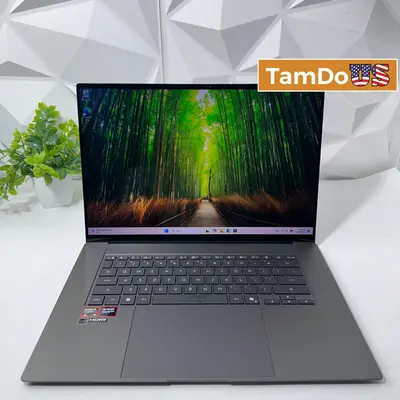 ASUS Zenbook S16 Laptop, 16" 3K OLED, Ryzen AI 9 465, 32GB, 1TB, Radeon 880M at Laptops & Netbooks in excellent condition