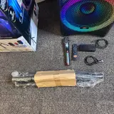 Audio Matrix CB1501 15" Translucent Bluetooth Party Speaker Wireless Mic & Stand - Thumbnail 10