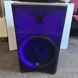 Audio Matrix CB1501 15" Translucent Bluetooth Party Speaker Wireless Mic & Stand - Thumbnail 4