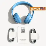 Beats Solo 4 Wireless On-ear Bluetooth Headphones, Slate Blue - Thumbnail 1