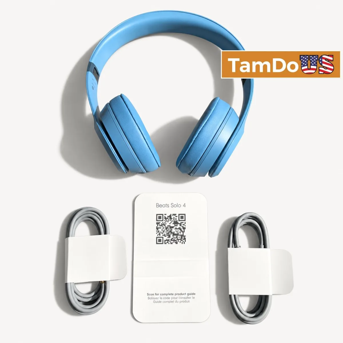 Beats Solo 4 Wireless On-ear Bluetooth Headphones, Slate Blue - Photo 1 - Real photo at TamDoUS Salt Lake City