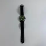 Bulova $450 Surveyor 96B427 Green Dial Leather Automatic Men's Watch 39mm - Thumbnail 7