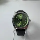Bulova $450 Surveyor 96B427 Green Dial Leather Automatic Men's Watch 39mm - Thumbnail 8