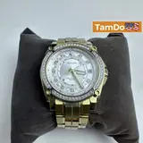 Bulova Icon $2395 62 Diamonds 0.84ctw Gold Tone 40mm Watch 98J120 - Thumbnail 1