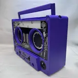 Bumpboxx Remix Selena Limited Edition Bluetooth Boombox Speaker Purple - Thumbnail 4