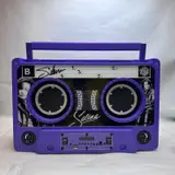 Bumpboxx Remix Selena Limited Edition Bluetooth Boombox Speaker Purple - Thumbnail 2