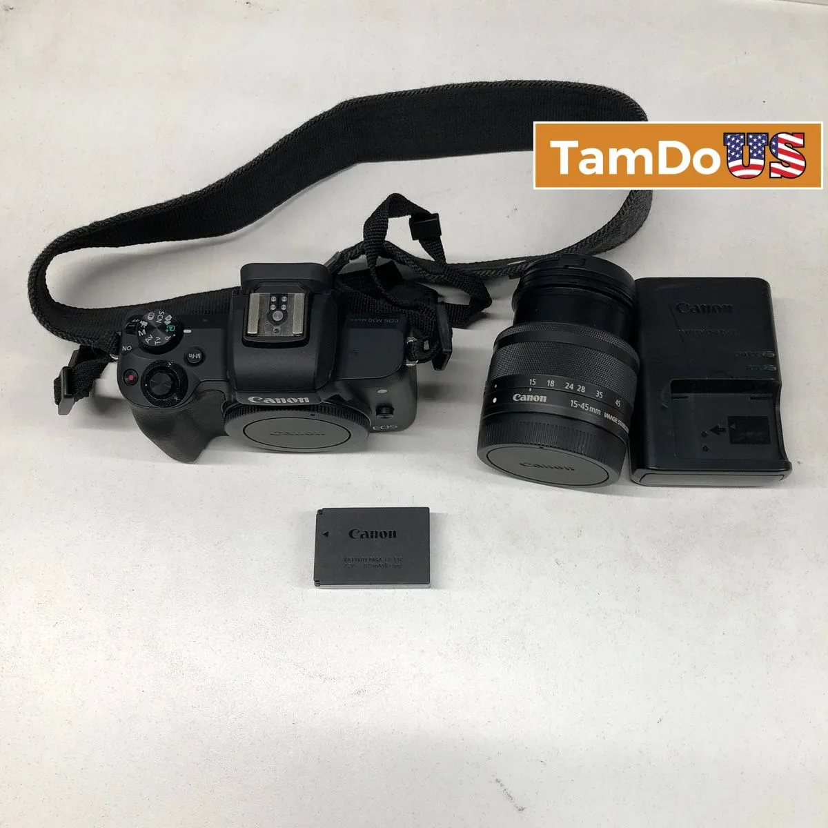 Canon EOS M50 Mark II Mirrorless Camera Kit with EF-M 15-45mm IS STM Lens - Photo 1 - Real photo at TamDoUS Salt Lake City