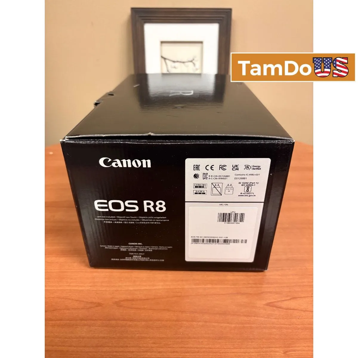 Canon EOS R8 Mirrorless Camera Body Only 24.2MP Full Frame 4K - Photo 1 - Real photo at TamDoUS Salt Lake City