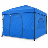 Canopy Inner Tent $105 10x10 Straight Leg Pop Up Gazebo Camping Tent Blue - Thumbnail 1