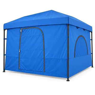 Canopy Inner Tent $105 10x10 Straight Leg Pop Up Gazebo Camping Tent Blue at Yard, Garden & Outdoor Living in new condition