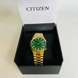 Citizen $525 Tsuyosa Automatic Green Dial Gold-Tone Men's Watch 40mm NJ0152-51X - Thumbnail 8