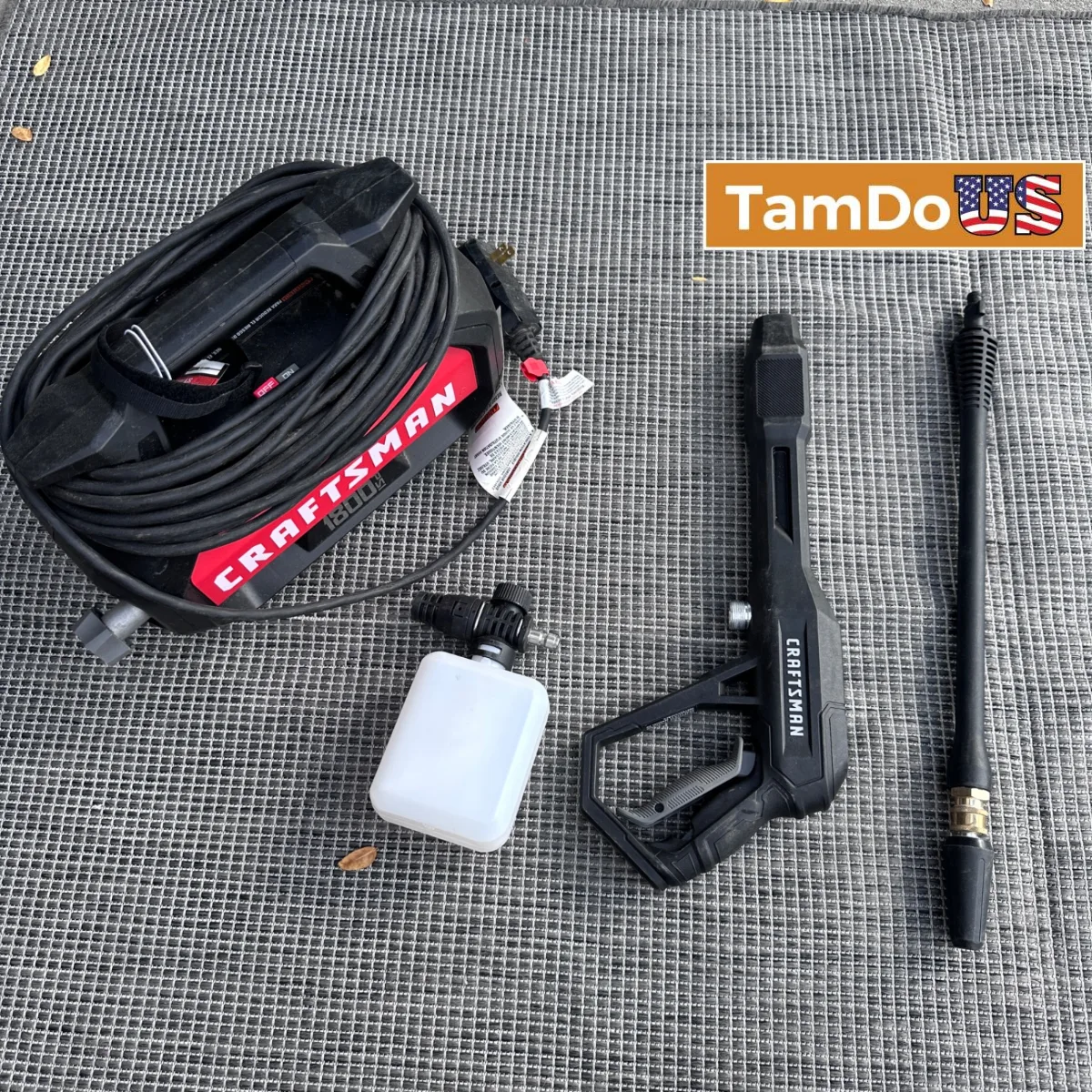 Craftsman 1800 PSI 1.2 GPM Electric Cold Water Pressure Washer CMEPW1800 - Photo 1 - Real photo at TamDoUS Salt Lake City