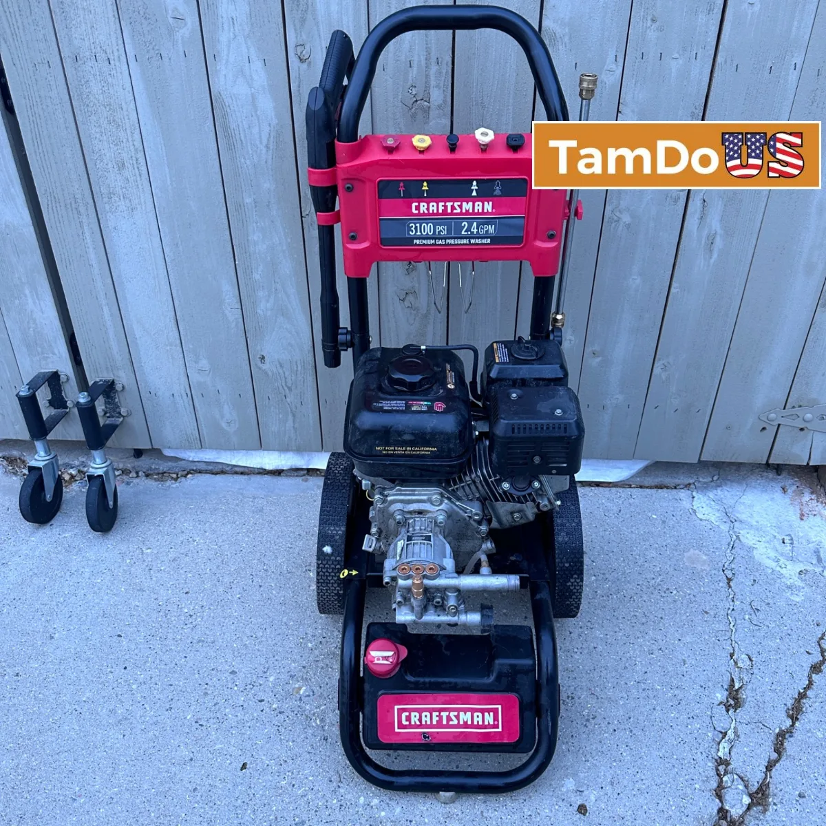Craftsman 3100 PSI 2.4 GPM Premium Gas Pressure Washer Power Cleaner Engine - Photo 1 - Real photo at TamDoUS Salt Lake City