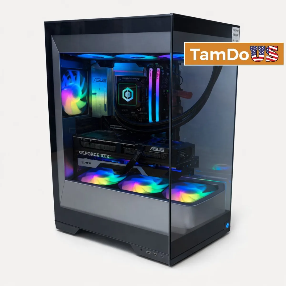 CyberPowerPC Gaming Desktop, Ultra 9 285K, 64GB DDR5, 2TB, RTX 5070 Ti 16GB - Photo 1 - Real photo at TamDoUS Salt Lake City