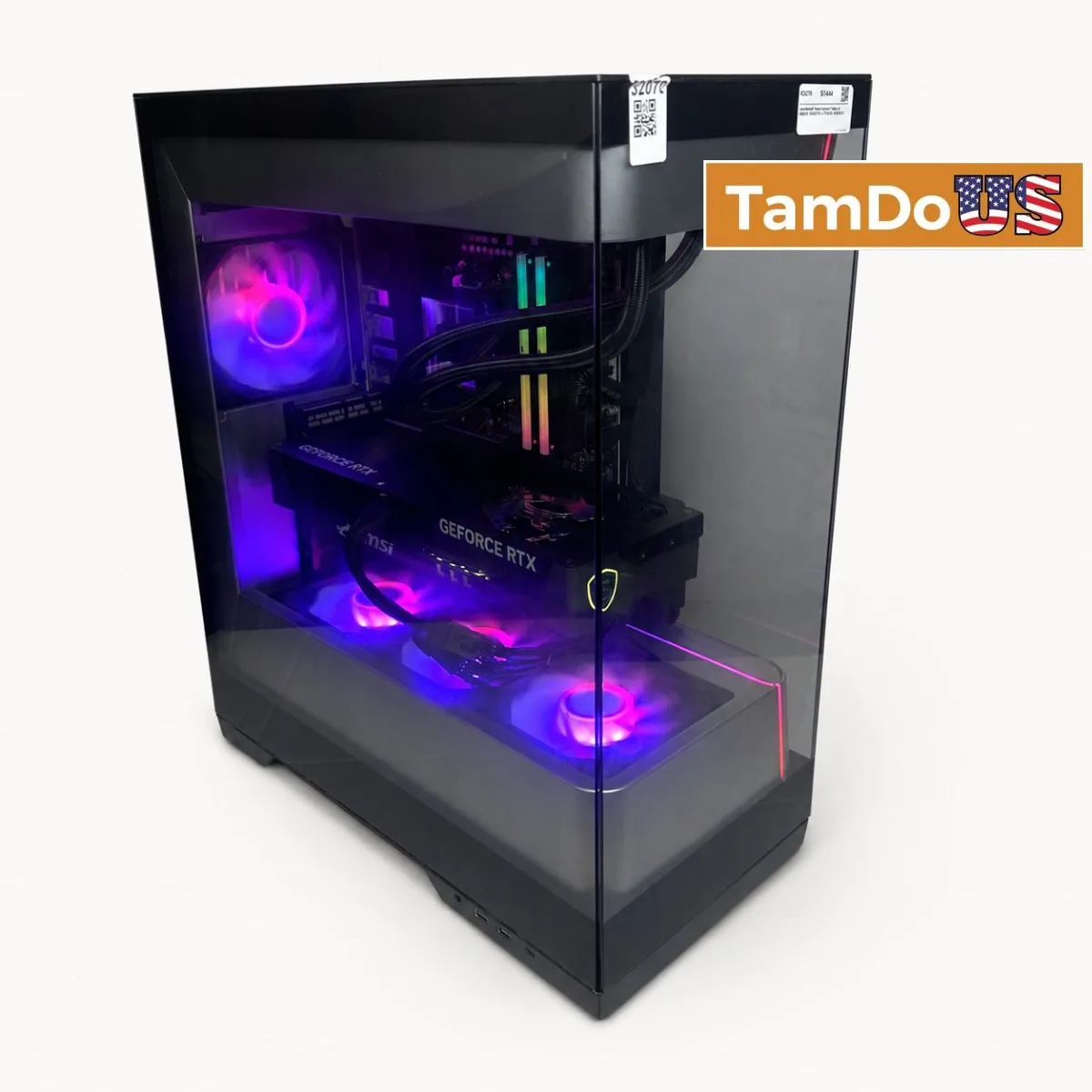 CyberPowerPC Gaming PC, Ryzen 7 7800X3D, 32GB DDR5, 2TB SSD, RTX 5070 12GB - Photo 1 - Real photo at TamDoUS Salt Lake City