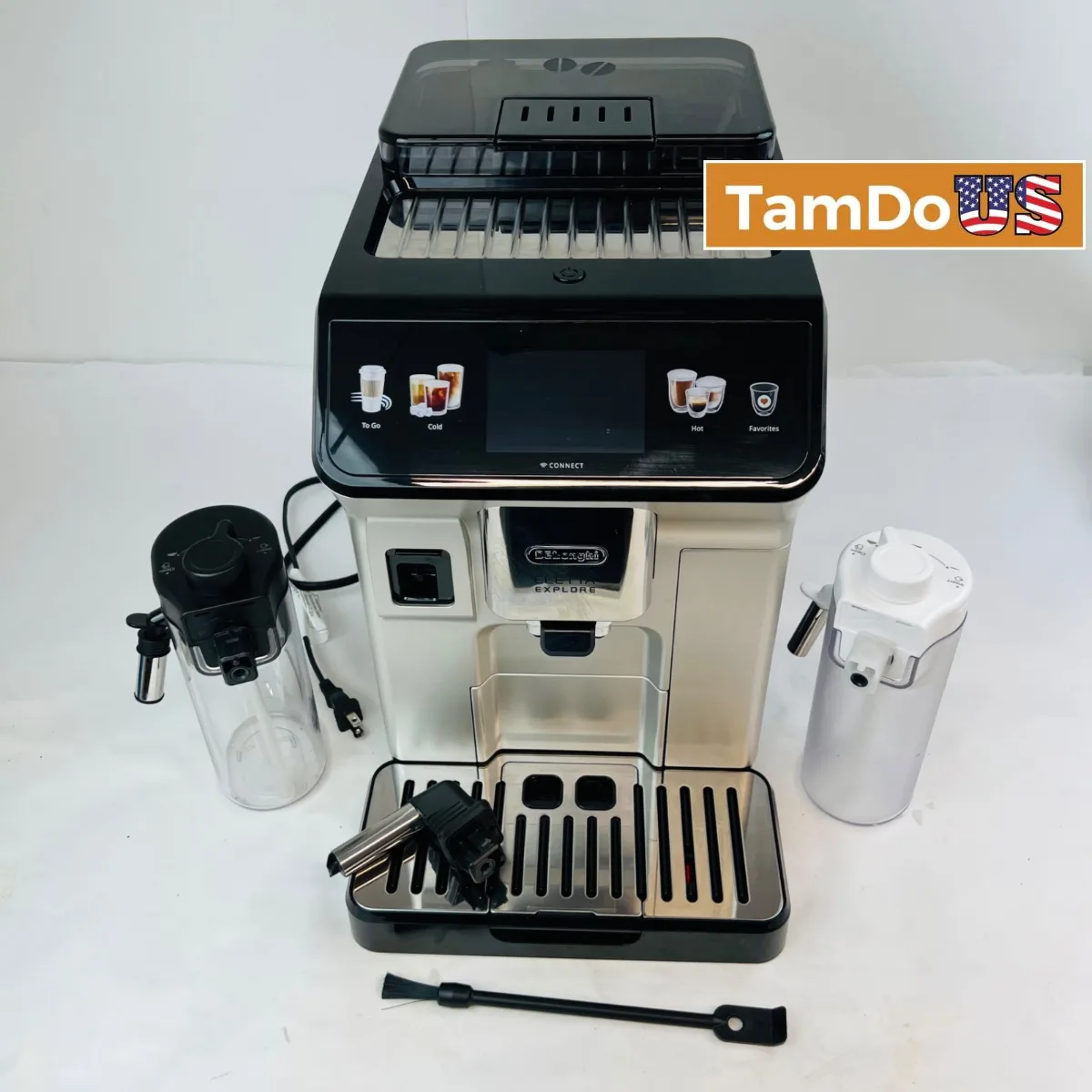 De'Longhi Eletta Explore Automatic Espresso Machine ECAM45086S Cold Extraction - Photo 1 - Real photo at TamDoUS Salt Lake City