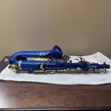 EASTROCK Dark Blue/Golden Alto Saxophone E Flat Sax Full Kit w/ Case - Thumbnail 7