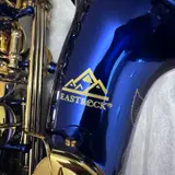 EASTROCK Dark Blue/Golden Alto Saxophone E Flat Sax Full Kit w/ Case - Thumbnail 8