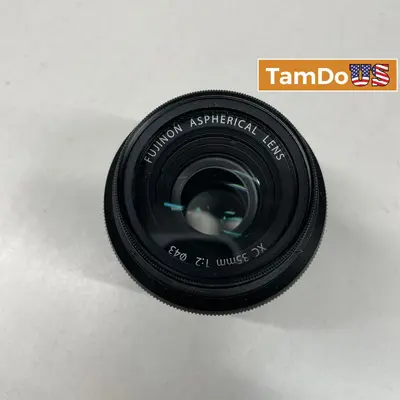Fujinon XC 35mm f/2 Aspherical Lens for Fujifilm X-Mount Mirrorless Black at Lenses & Filters in good condition