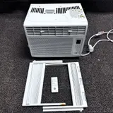 GE 5000 BTU Window Air Conditioner Unit 115V Fits 150 Sq Ft Room 11.0 CEER R32 - Thumbnail 2