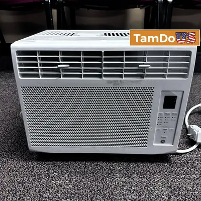 GE 5000 BTU Window Air Conditioner Unit 115V Fits 150 Sq Ft Room 11.0 CEER R32 at Heating, Cooling & Air in good condition