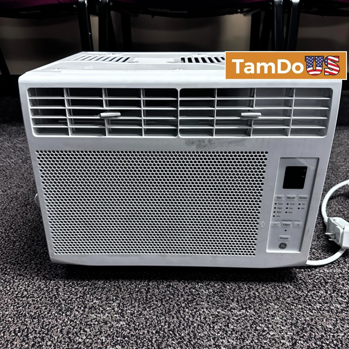 GE 5000 BTU Window Air Conditioner Unit 115V Fits 150 Sq Ft Room 11.0 CEER R32 - Photo 1 - Real photo at TamDoUS Salt Lake City