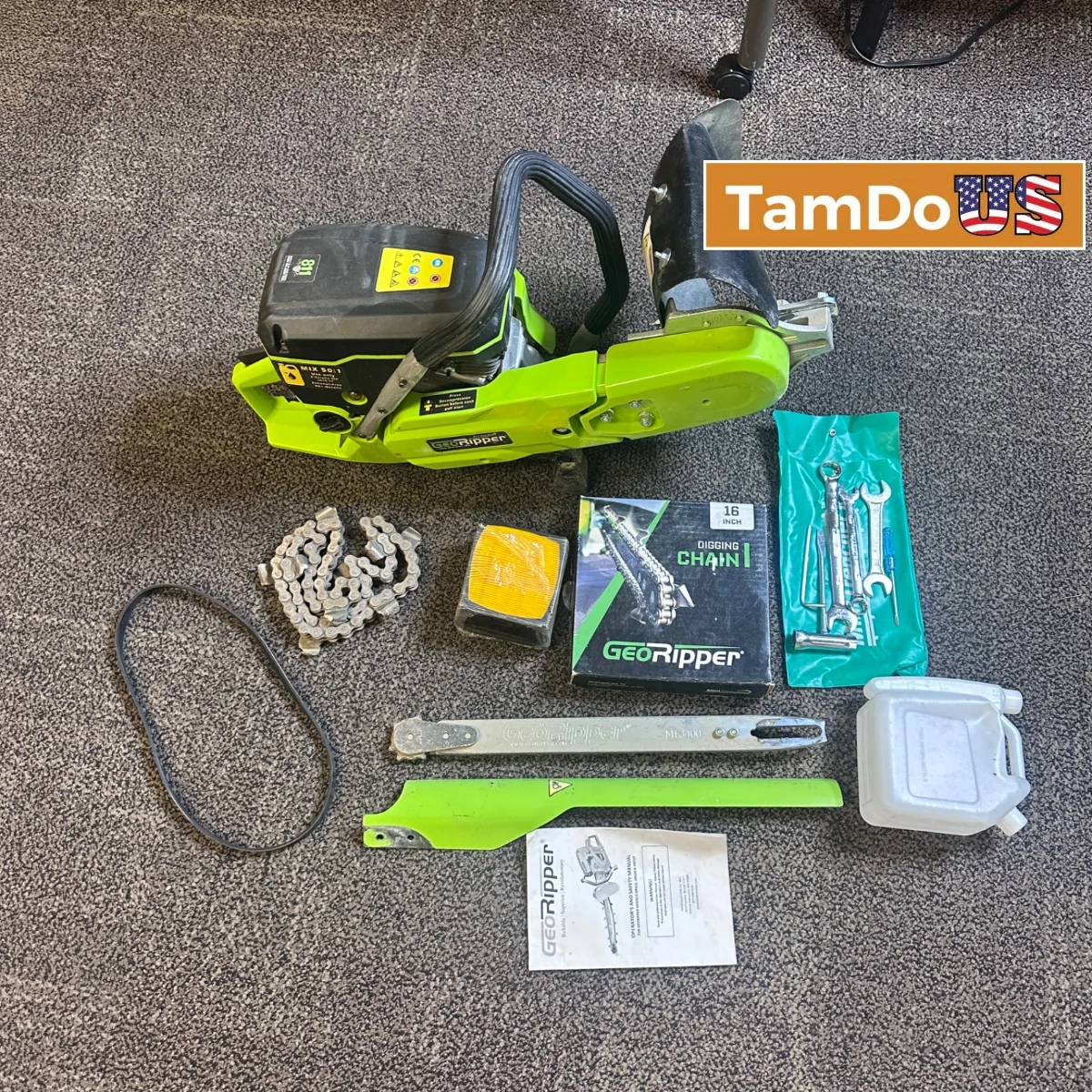 GeoRipper $2499 GR520 74cc 4.7HP Handheld Gas Powered Mini Trencher Kit - Photo 1 - Real photo at TamDoUS Salt Lake City