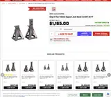 Gray 25 Ton Vehicle Support Jack Stand (12-20") - Thumbnail 2