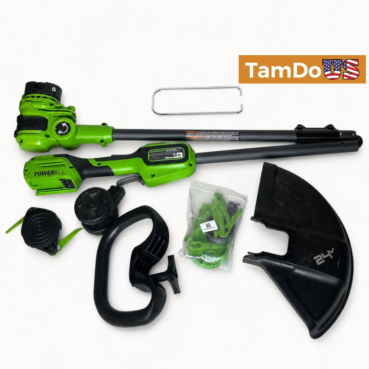 Greenworks 24V 13 Brushless String Trimmer Edger 2-in-1 Tool Only 7-Position - Photo 1 - Real photo at TamDoUS Salt Lake City