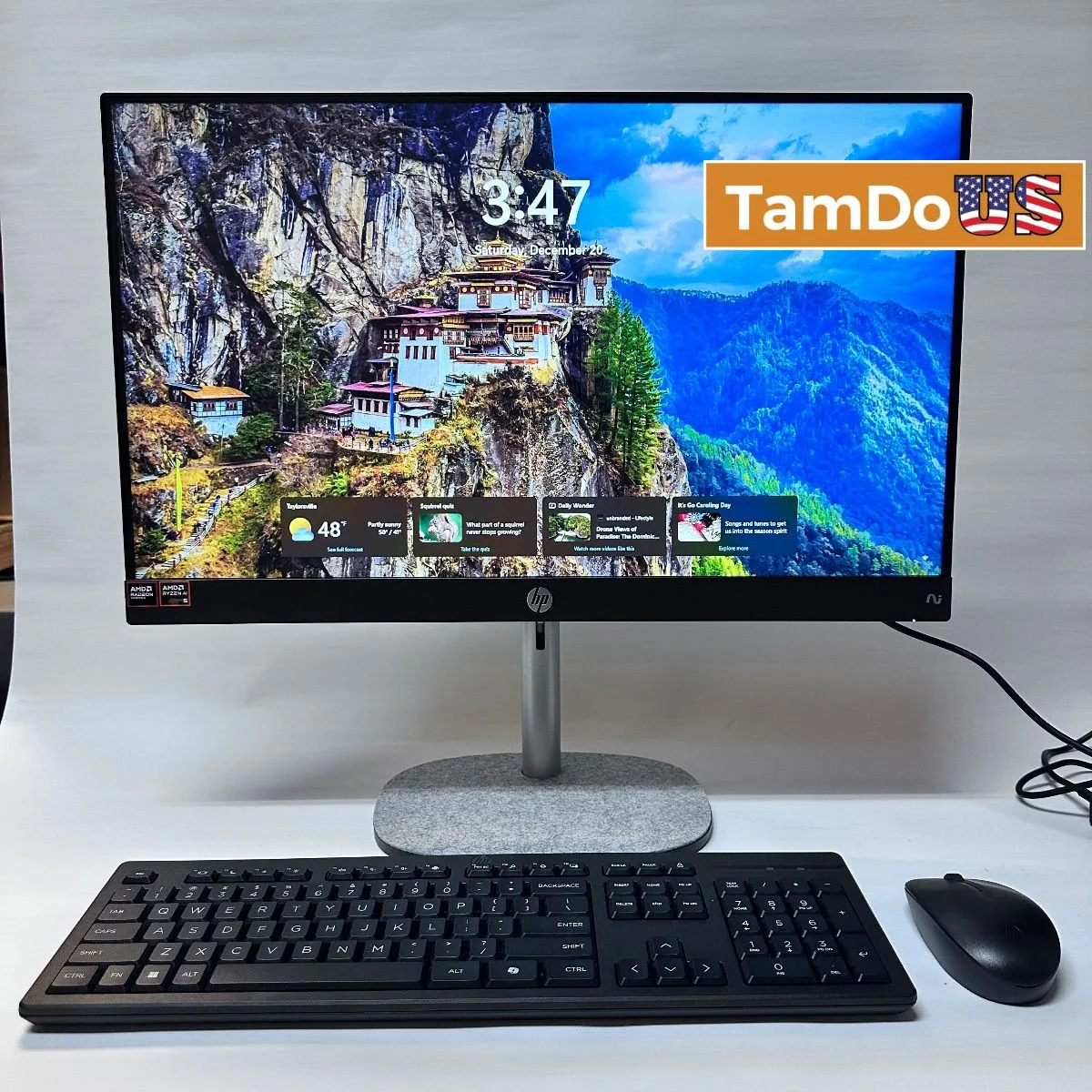 HP All-in-One Desktop 24", Ryzen AI 5 340, 16GB, 512GB SSD - Photo 1 - Real photo at TamDoUS Salt Lake City
