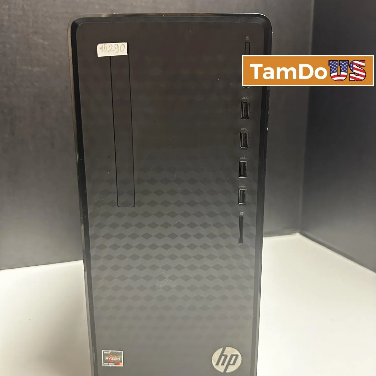 HP Desktop M01-F1214, AMD Ryzen 3 4300G, 16GB RAM, 256GB SSD, Windows 11 Home - Photo 1 - Real photo at TamDoUS Salt Lake City