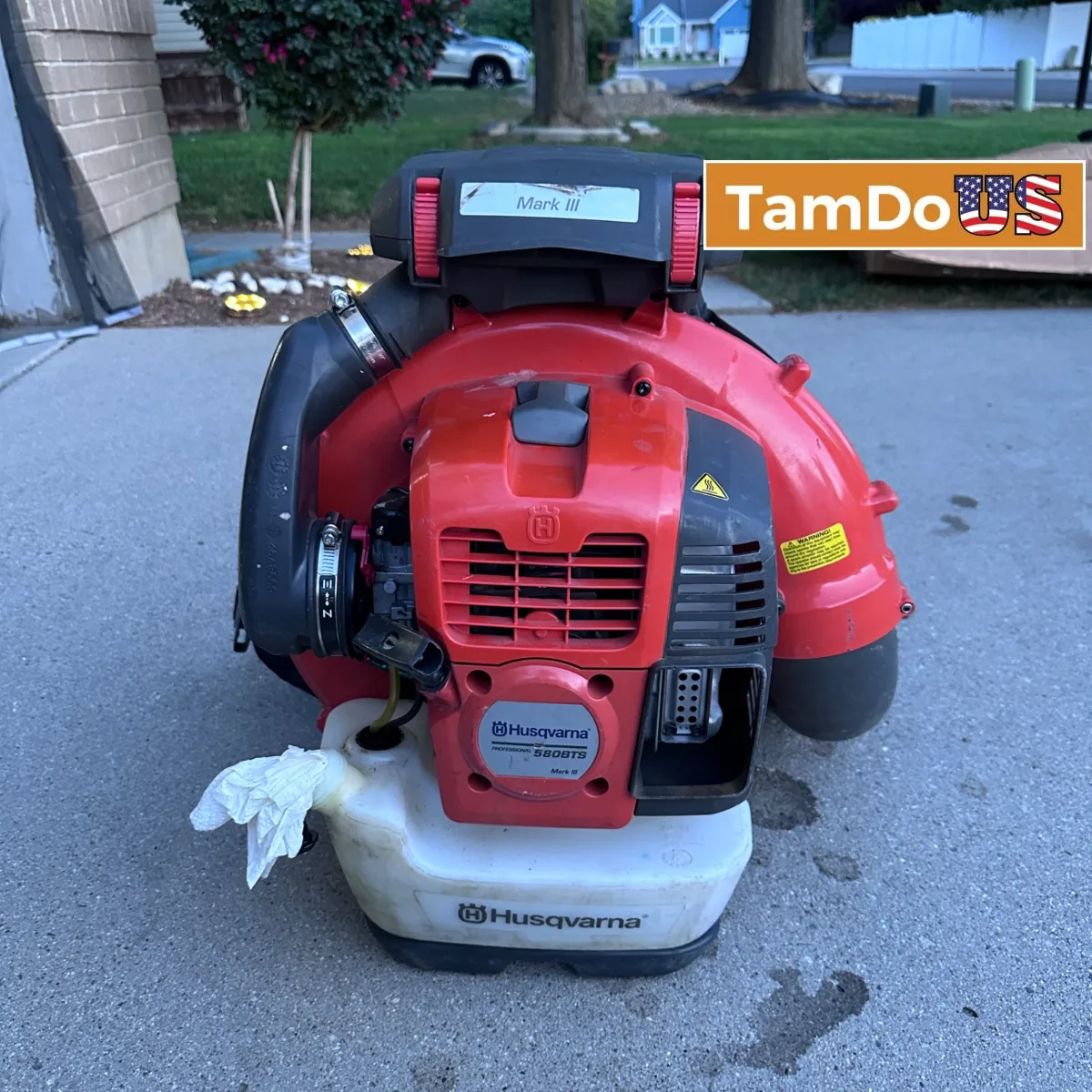 Husqvarna 580BTS Mark III Professional Backpack Leaf Blower Gas Powered Engine - Photo 1 - Real photo at TamDoUS Salt Lake City