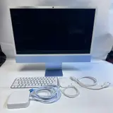 iMac (24-inch, 2024) Apple M4 Chip, 10-Core GPU, 16GB, 256GB, Blue - Thumbnail 5
