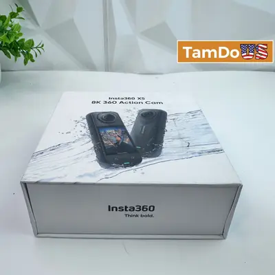 Insta360 X5 8K 360 Degree Pocket Action Camera Standard Edition Waterproof Black at Camcorders in new_open_box condition