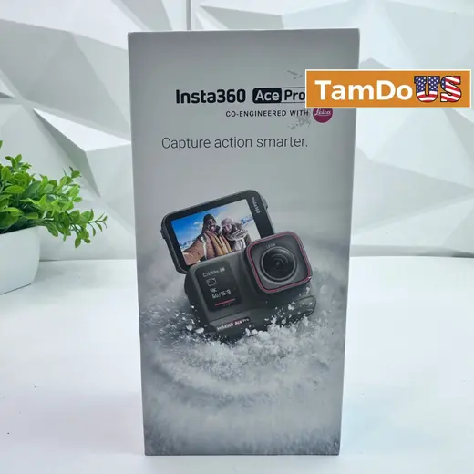 Insta360 Ace Pro 4K AI-Powered Action Camera Co-Engineered with Leica Black at TamDoUS Taylorsville