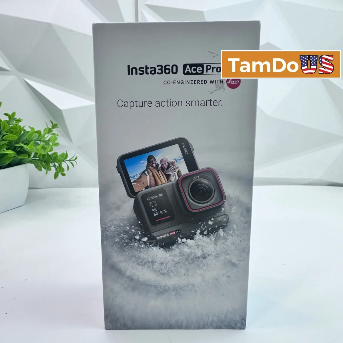 Insta360 Ace Pro 4K AI-Powered Action Camera Co-Engineered with Leica Black - Photo 1 - Real photo at TamDoUS Salt Lake City