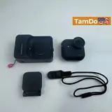 Insta360 GO Ultra Action Camera Black 4K60 Hands-Free POV Cam - Thumbnail 1