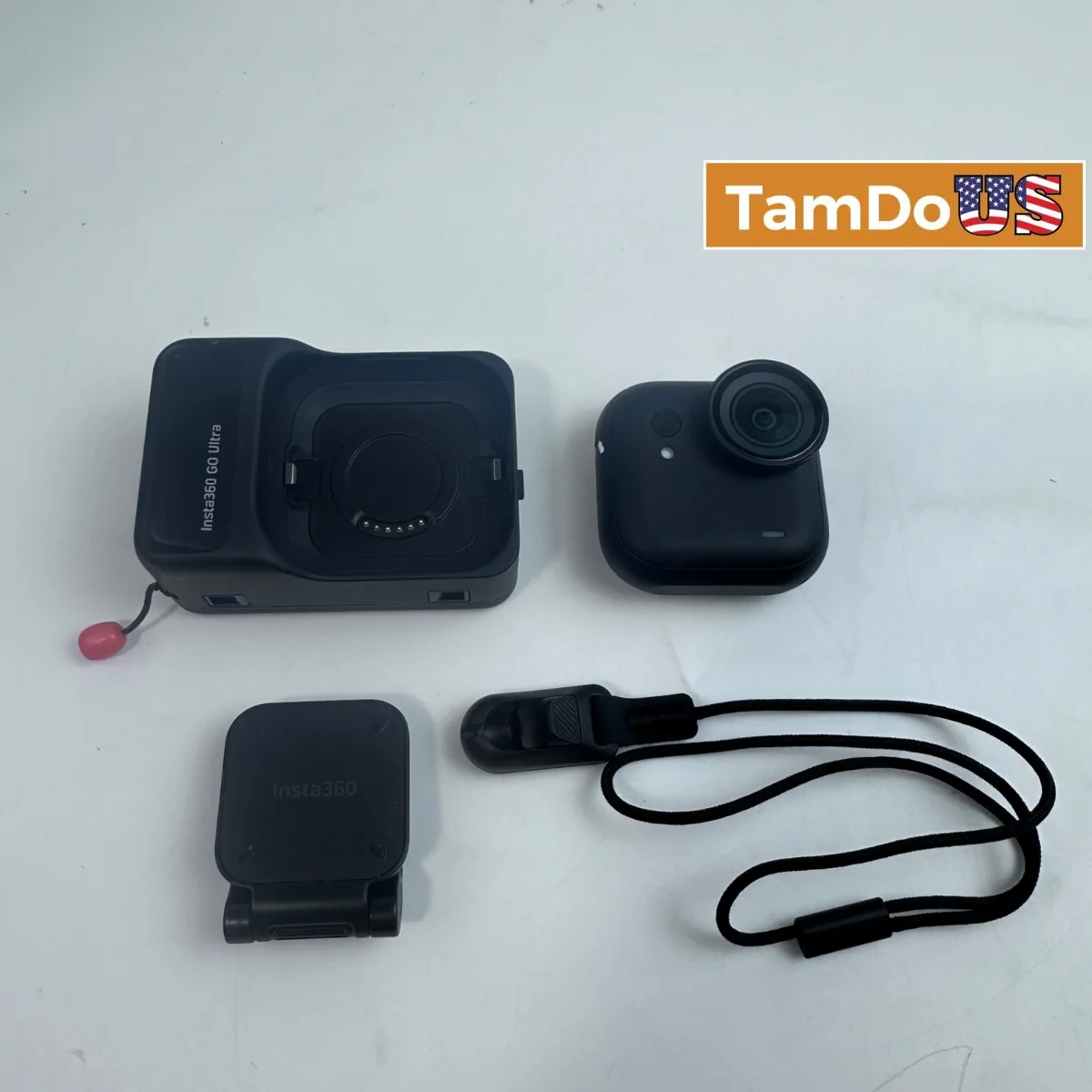 Insta360 GO Ultra Action Camera Black 4K60 Hands-Free POV Cam - Photo 1 - Real photo at TamDoUS Salt Lake City