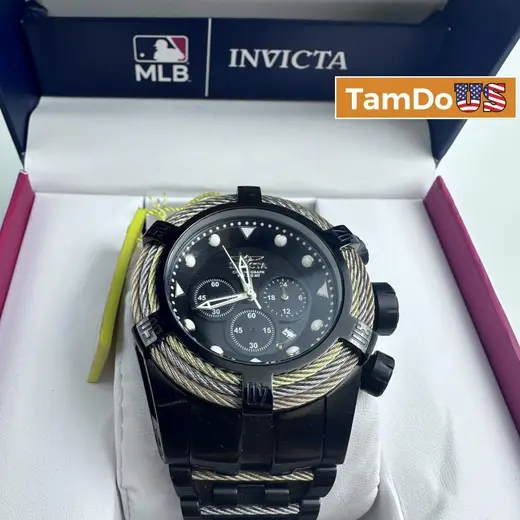 Invicta $929 Bolt Men's Watch 23050 Black 53mm Japan Quartz 200M *Please READ* at TamDoUS Taylorsville