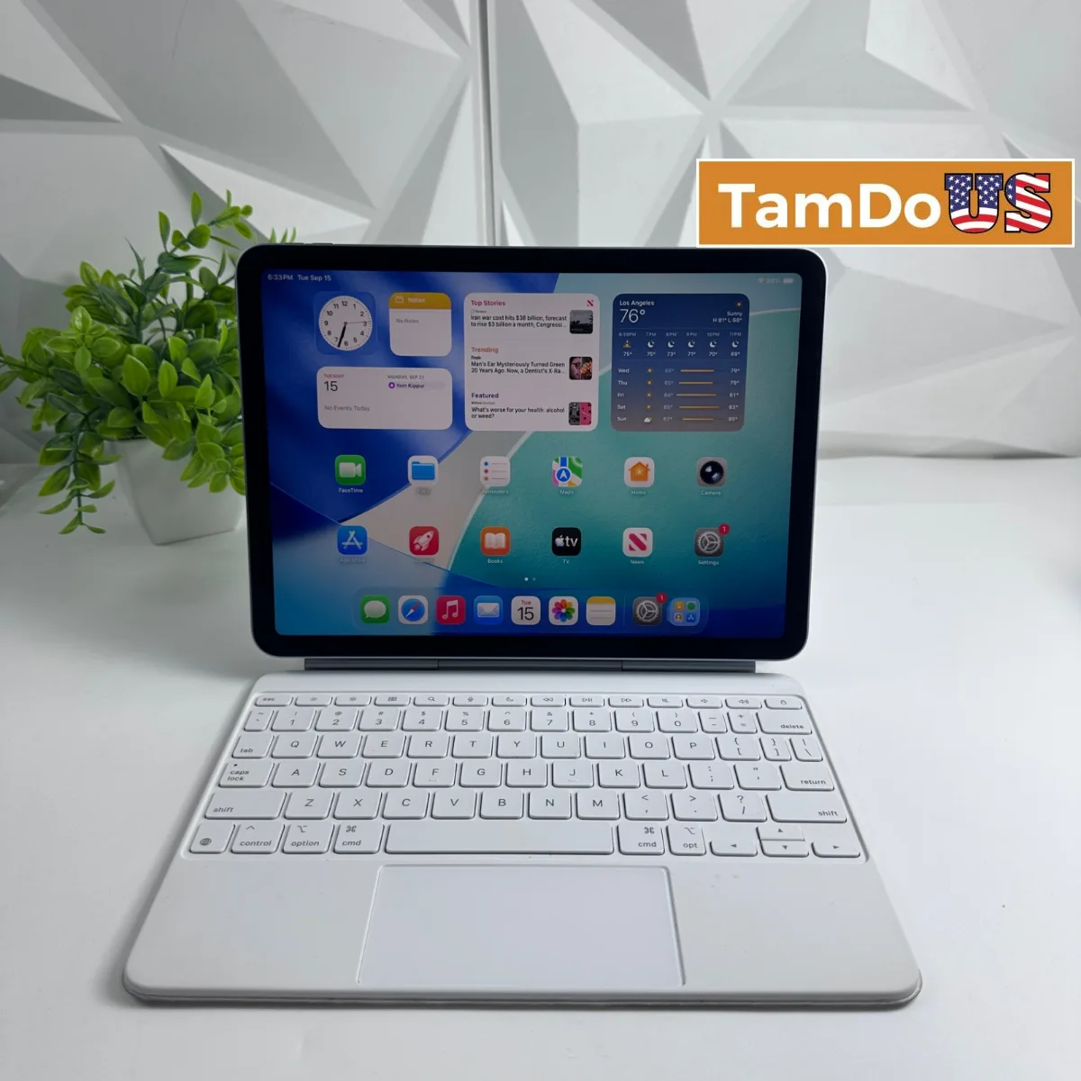 iPad Air 11-inch (M3) | Wi-Fi Only | 256GB | Blue with Magic Keyboard - Photo 1 - Real photo at TamDoUS Salt Lake City