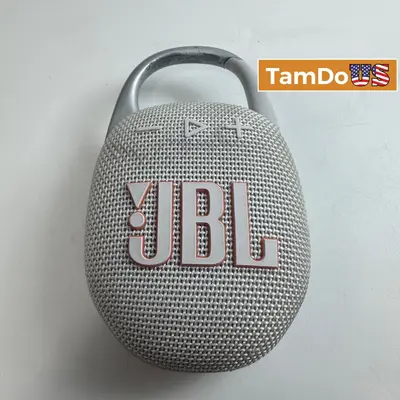 JBL Clip 5 Portable Bluetooth Speaker IP67 Waterproof Wireless Mini Speaker Grey at Portable Audio & Headphones in good condition