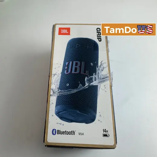 JBL Grip Portable Bluetooth Speaker Waterproof IP68 14H Battery Blue at TamDoUS Taylorsville