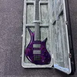 Legator Helio 5 String Bass Super Shred Series Electric Guitar Magenta Burl - Thumbnail 4