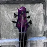 Legator Helio 5 String Bass Super Shred Series Electric Guitar Magenta Burl - Thumbnail 5