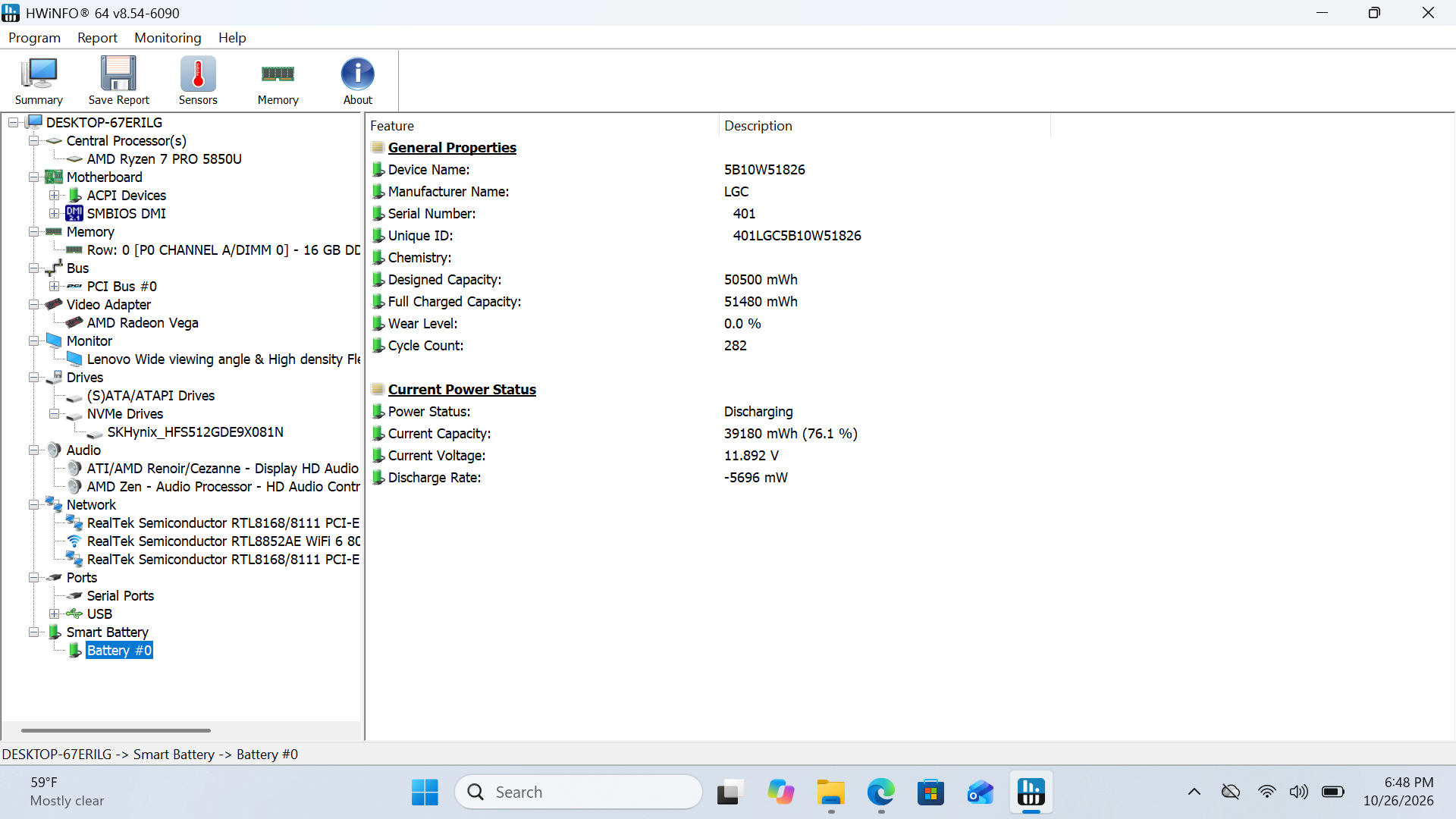 Lenovo ThinkPad T14 Gen 2 14" FHD, Ryzen 7 PRO 5850U, 16GB, 512GB SSD - Thumbnail 2