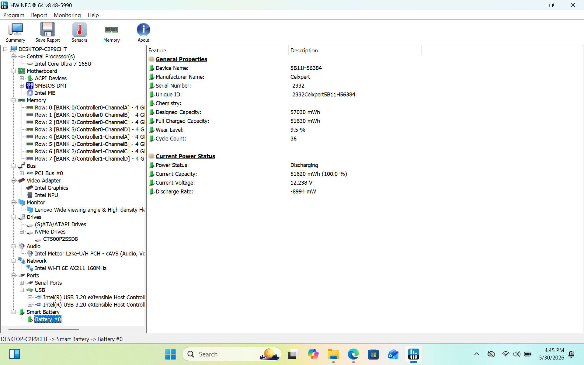 Lenovo ThinkPad X1 Carbon Gen 12 14" FHD+, Ultra 7 165U, 32GB, 500GB SSD - Thumbnail 2
