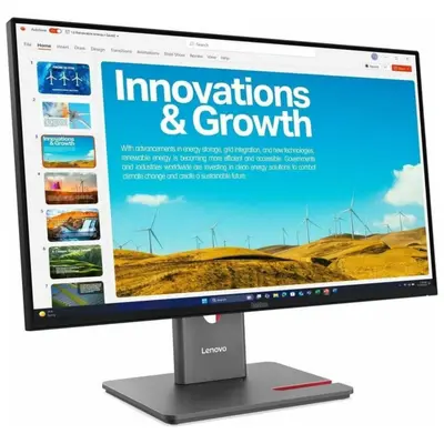 Lenovo ThinkVision P24QD-40 23.8" QHD 2560x1440 IPS Borderless Office PC Monitor at Monitors, Projectors & Accs in new_open_box condition