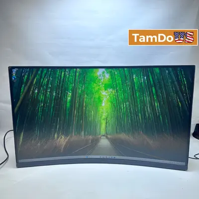 LG 27GS60QC-B 27" QHD Curved Gaming Monitor 27GS60QC 19V 2.1A *Pls READ* at Monitors, Projectors & Accs in broken condition
