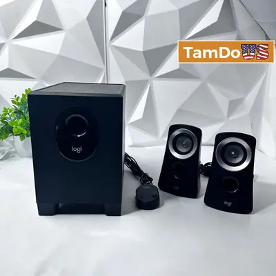 Logitech Z313 2.1 Multimedia Speaker System Subwoofer 50W Peak Power 3.5mm at TV, Video & Home Audio in good condition