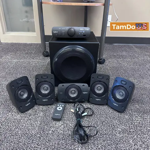 Logitech Z906 5.1 Surround Sound Speaker System THX Dolby DTS Tested at TamDoUS Taylorsville